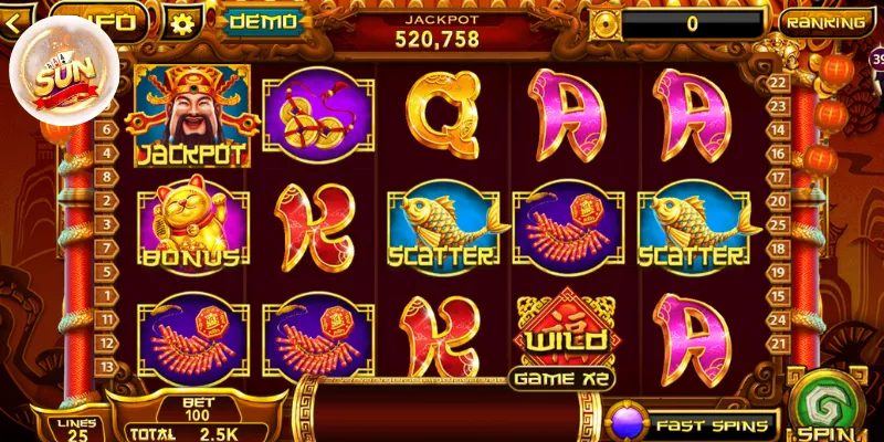 Mức cược đa dạng trong game slot Thần Tài