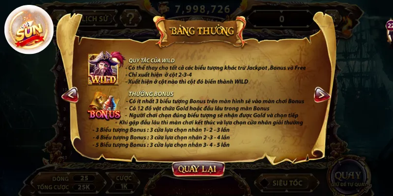 Những tính năng đặc biệt trong Pirate King